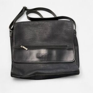Esprit Black Faux Leather Crossbody Bag | Minimal Everyday